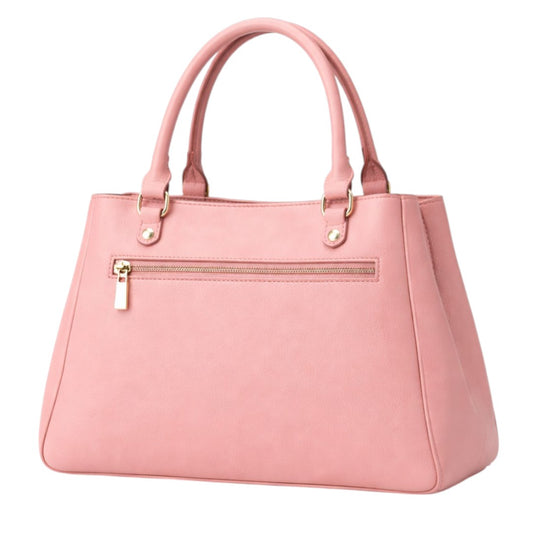 Tuxzen Women's Light Beige Leather Handbag Stylish