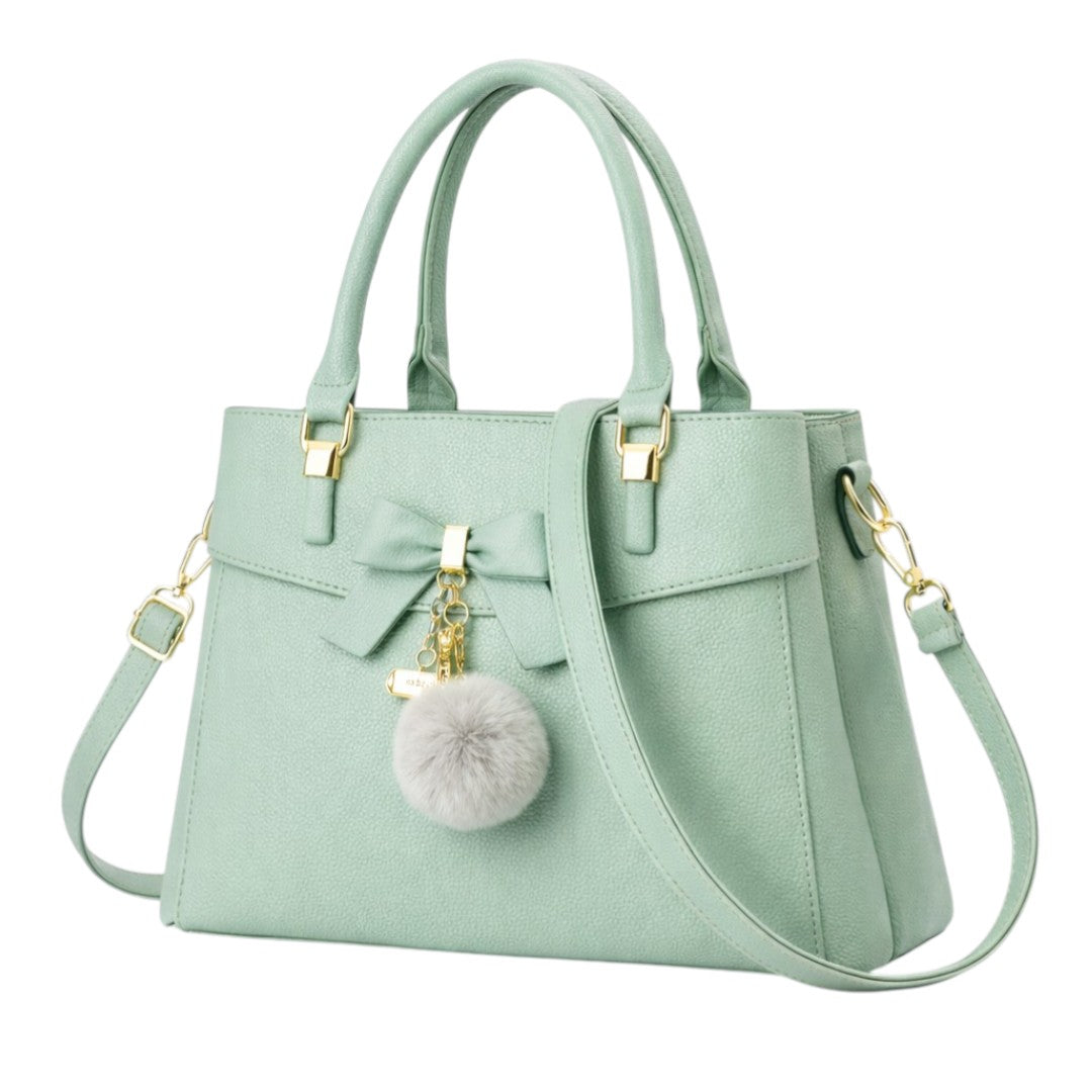 Tuxzen Women's Mint Green PU Leather Shoulder Bag Elegant Look