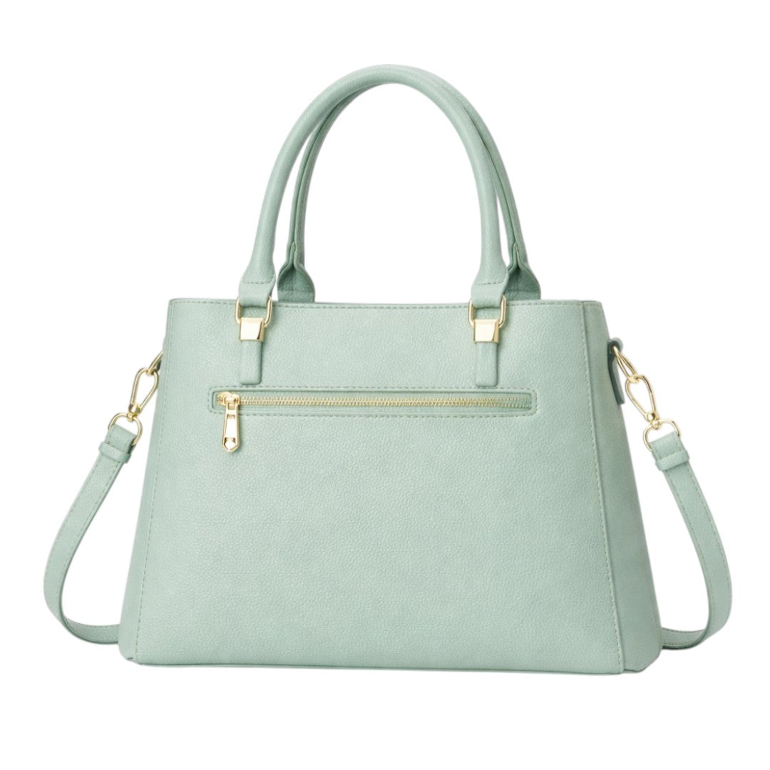 Tuxzen Women's Mint Green PU Leather Shoulder Bag Elegant Look