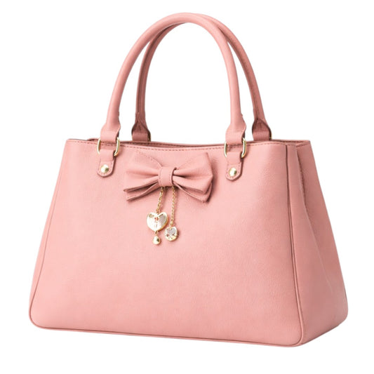 Tuxzen Women's Light Beige Leather Handbag Stylish