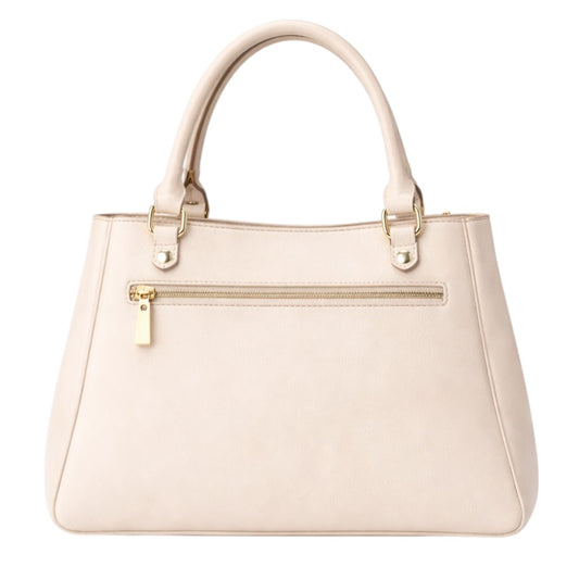 Tuxzen Light Beige Women's Leather Handbag Fashion