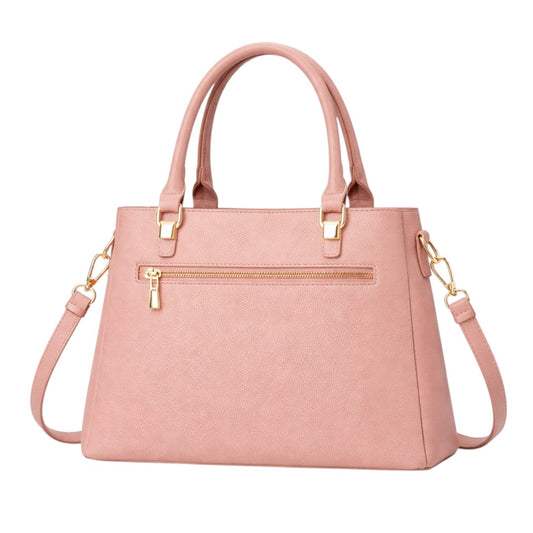 Tuxzen Women Peach Pink Leather Shoulder Bag Elegant Look